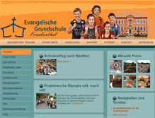 Tablet Screenshot of grundschule-frankenthal.de